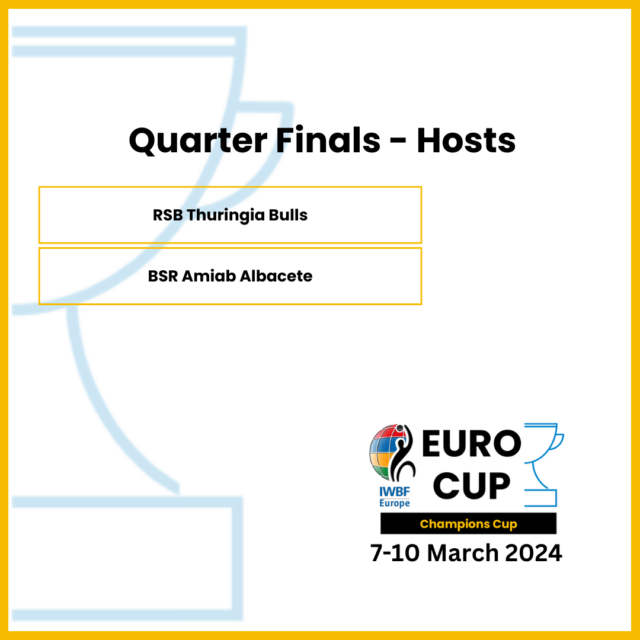 Champions Cup Quarter Finals IWBF Europe